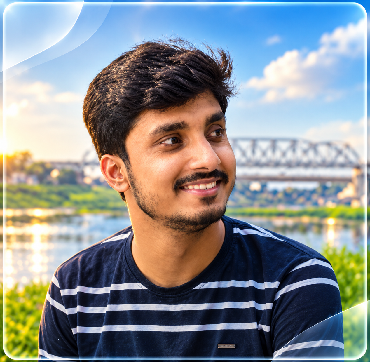 Temporary illustrated placeholder portrait. Replace this sample with Sagar Sir's photograph before sharing.